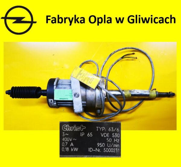 Napęd odchylenia dyszy bocznej myjni CHRIST