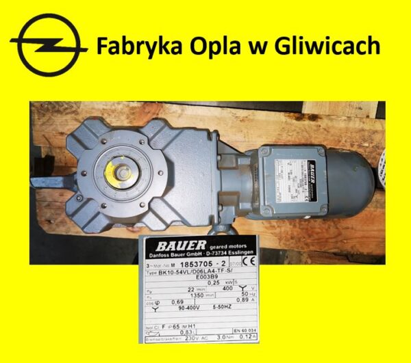 Motoreduktor BAUER BK10