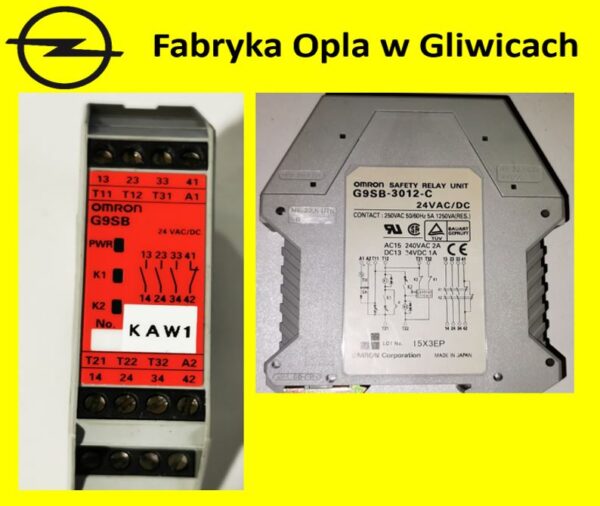 Przekaźnik bezpieczeństwa Omron G9SB-3012-C