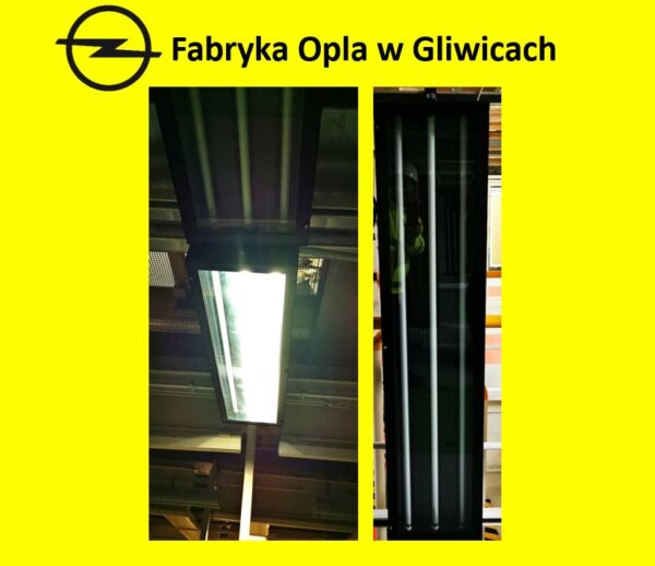Lampa jarzeniowa potrójna
