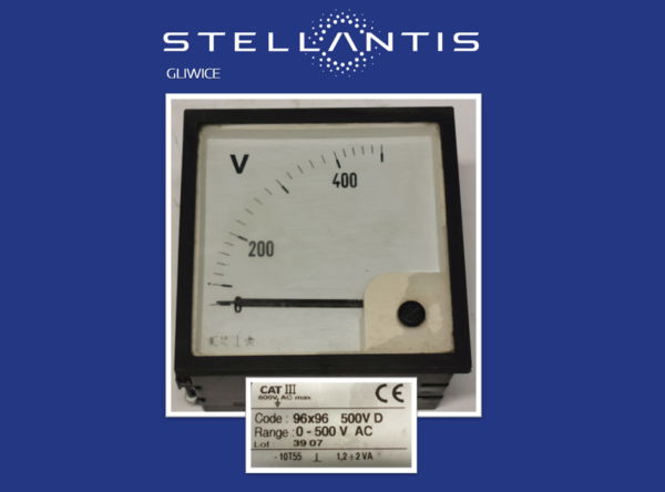Woltomierz analogowy 1,5 V-500 V