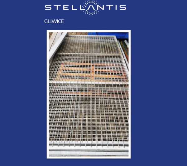 Panel siatka ocynk  300 cm x 100 cm