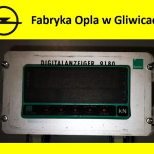 Wyświetlacz cyfrowy dla tensometrów DIGITALANZEIGER 9180