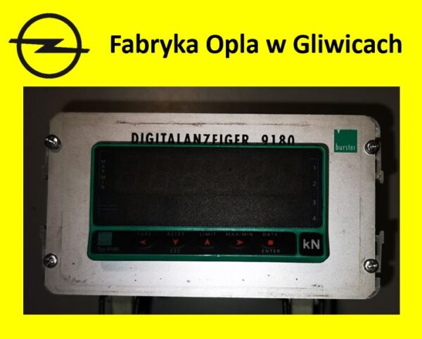 Wyświetlacz cyfrowy dla tensometrów DIGITALANZEIGER 9180