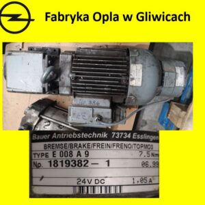 Motoreduktor BAUER E008 A9 37