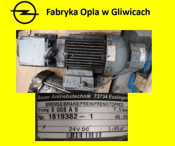 Motoreduktor BAUER E008 A9 37