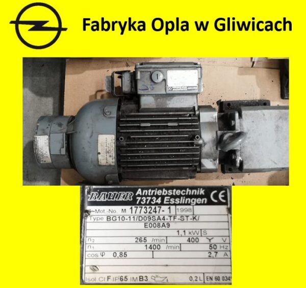 Motoreduktor BAUER BG10 nr.38