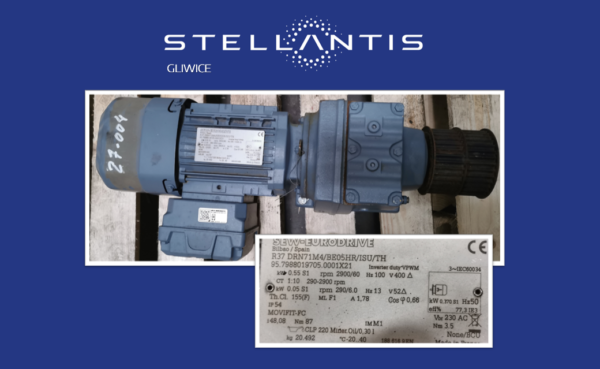 Motoreduktor SEW EURODRIVE R37 DRN71
