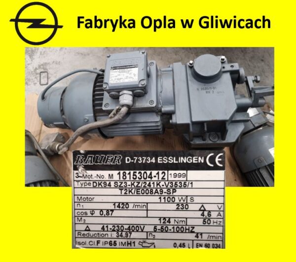 Motoreduktor BAUER DK94 nr.44