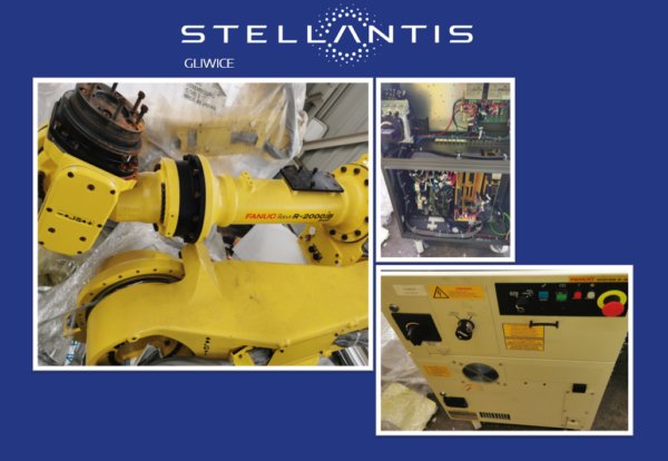 Robot FANUC R 2000 B-niekompletny,brak 7-ej osi.