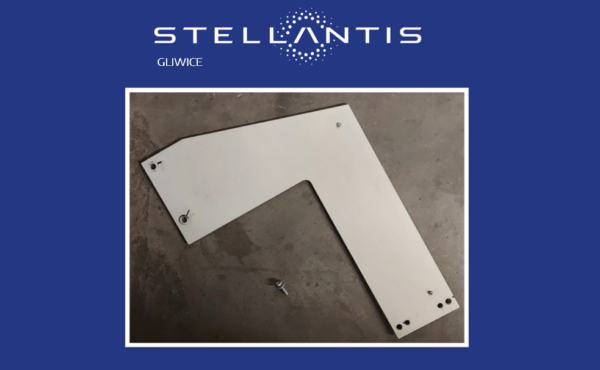 Profil z blachy stalowej 20 cm x 20 cm x 20 szt