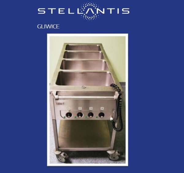 Bemar gastronomiczny 2800 W DORA METAL