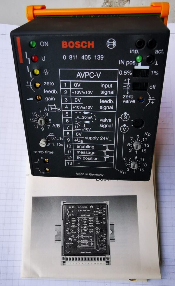 Analogowy kontroler pozycji REXROTH 811405139 - obrazek 2