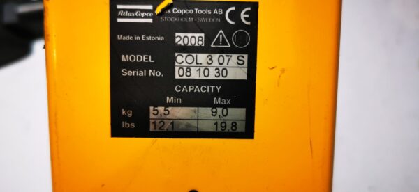 Balanser Atlas Copco COL 3 07 S - obrazek 2