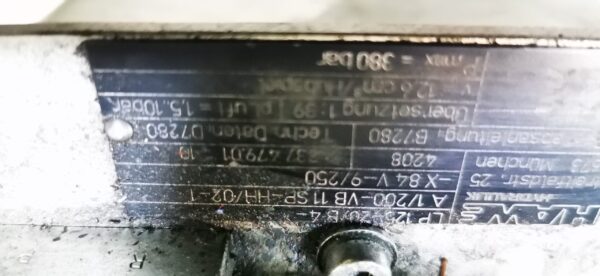 Pompa pneumatyczno-hydrauliczna HAWE LP 125 - obrazek 3