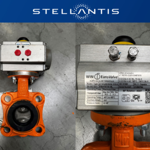 Przepustnica pneumatyczna WW EuroValve DN50 PN16 + siłownik AT101U SC-30 ATEX