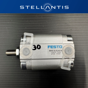 FESTO ADVU-32-25-A-P-A – kompaktowy siłownik pneumatyczny 32 mm, skok 25 mm, dwustronnego działania i ciśnienie do 10 bar.